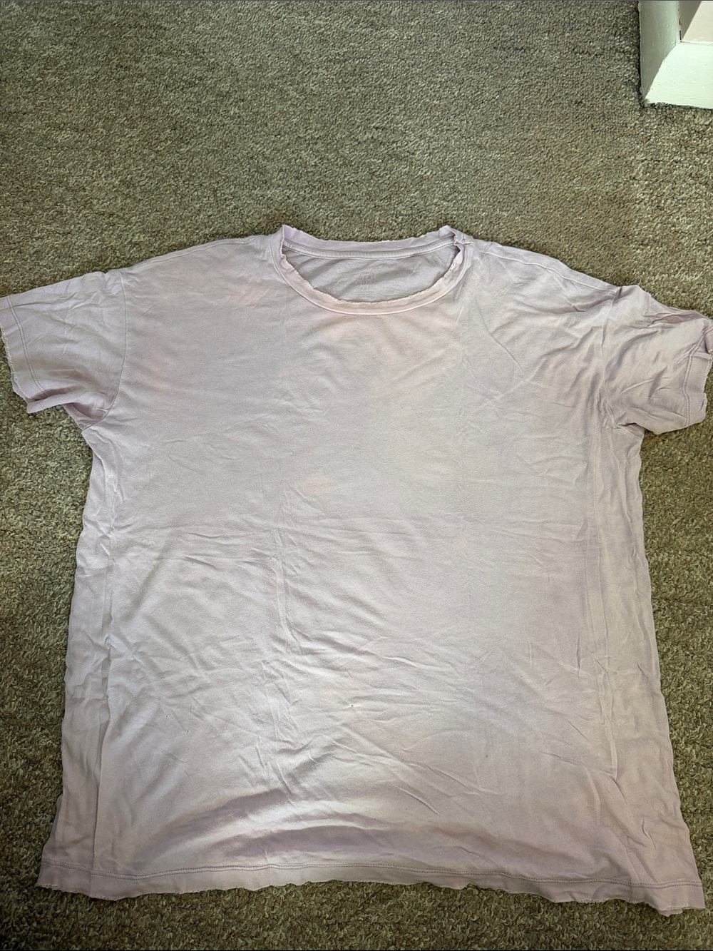 Classic oversized box  T‑Shirt - Light Lavender